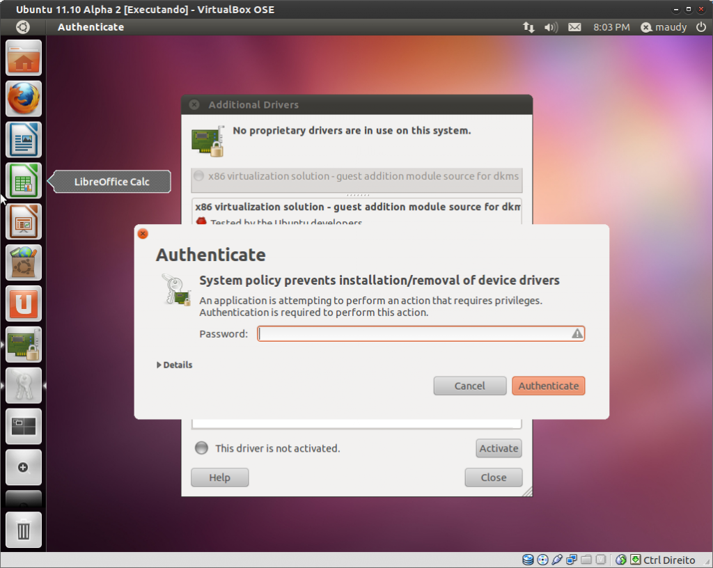 Conhe a O Ubuntu OO 11 10 Alpha 2 Screens De Tela Ubuntu Dicas