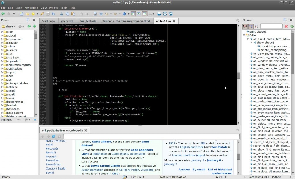 Editor HTML Komodo Edit 8 no Ubuntu 13.04 – Ubuntu Dicas